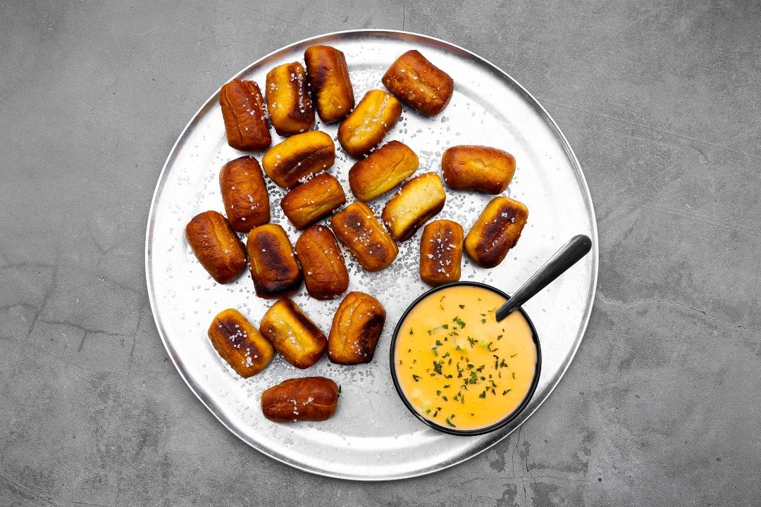 Pretzel Bites with Beer Cheese
